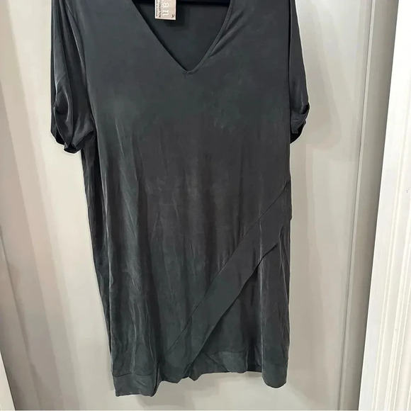 Anthropologie Dolan Left Coast Collection Shift Dress Charcoal Grey Size XL - Picture 4 of 6